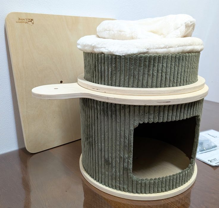 Modern Living Drapak dla Kota Helsinki S Zielony 50x50x97cm MAŁY o