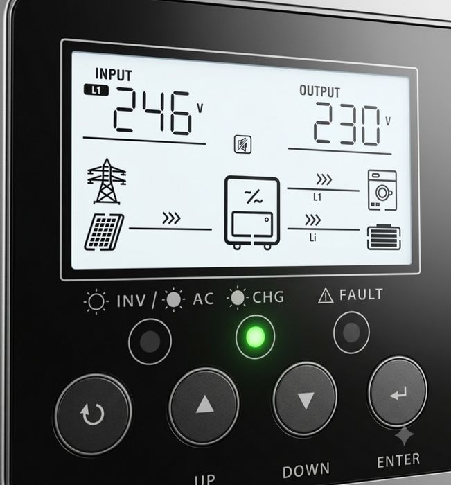 Інвертор ANENJI 6.2kW 48V Гібридний інвертор для будинку сонячний
