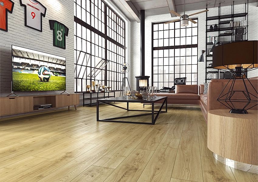 Panele podłogowe laminowane SWISS KRONO Dąb Libretto D40384 AC5/12mm