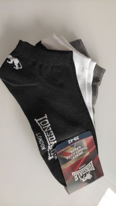 Skarpety Lonsdale 3pak r.39-42