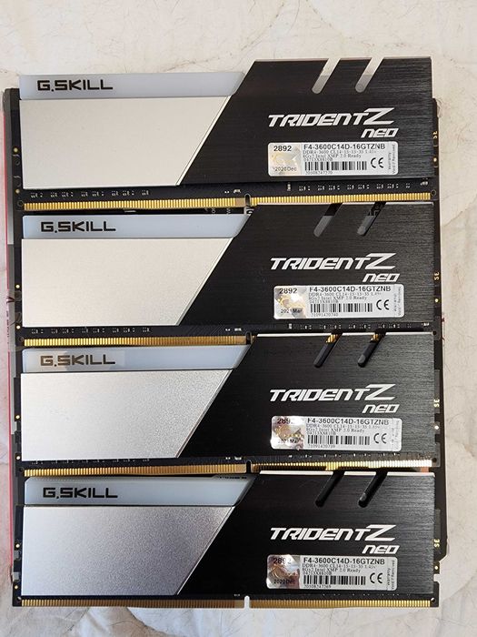 G.Skill Trident Z Neo 8×2 2セット　新品未開封 g skill trident z neo ddr4 - Купить электронику - Цены на OLX.ua