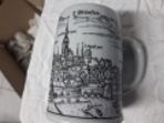 Caneca Cerveja Alemã em Porcelana