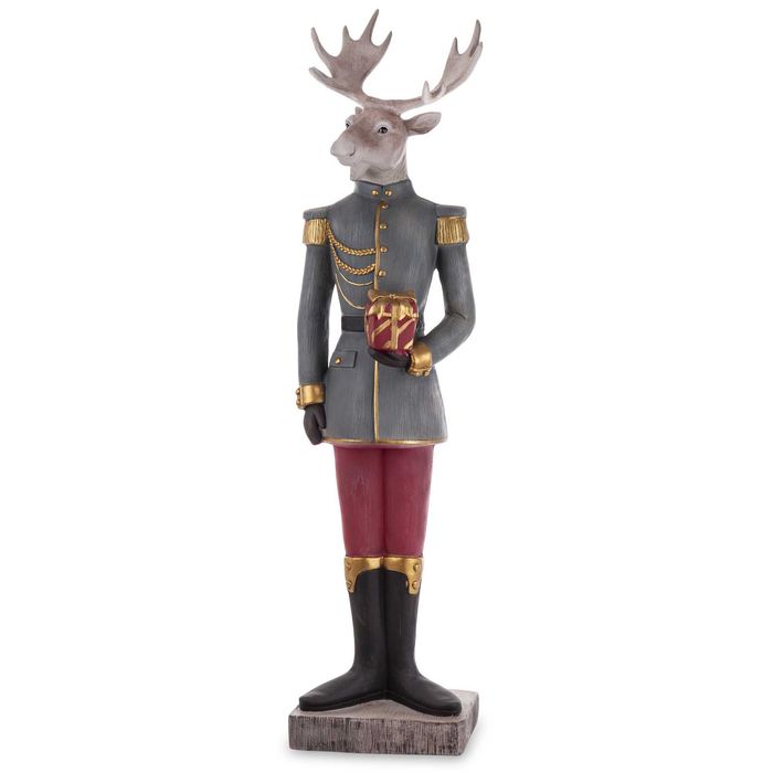 Świąteczne figurki mikołaj dziadek do orzechów renifer łoś elf ozdoby