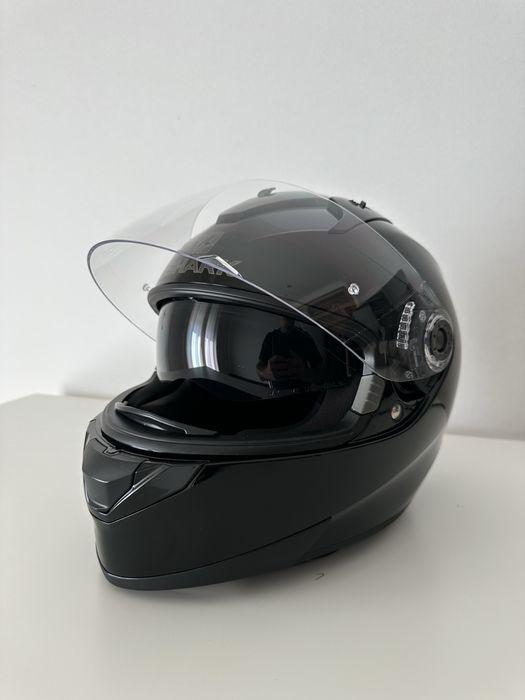 Capacete SHARK Ridill Blank Black, em preto, tam: S