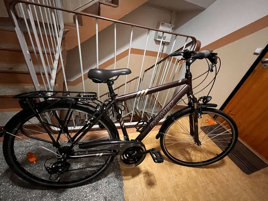 Rower Romet wagant trekking, kask + koszyk gratis