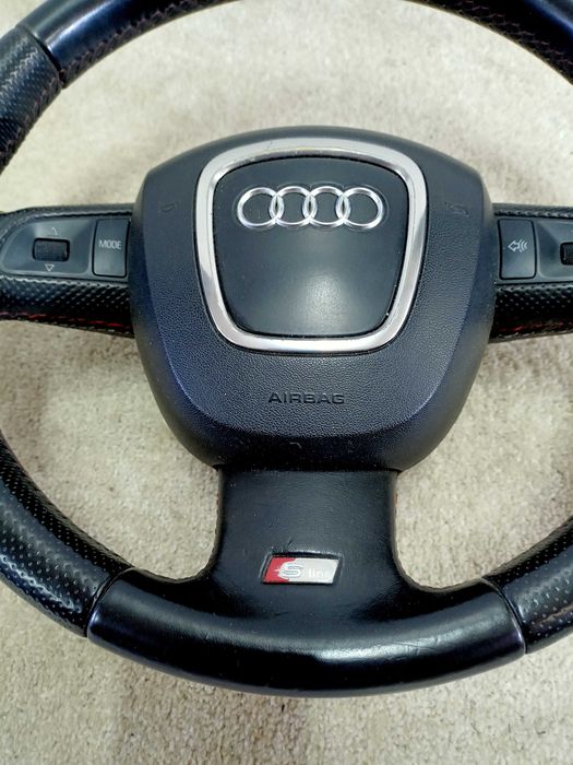 Audi A4 B7 A6 C6 FL lift kierownica s-line łopatki airbag multifunkcja