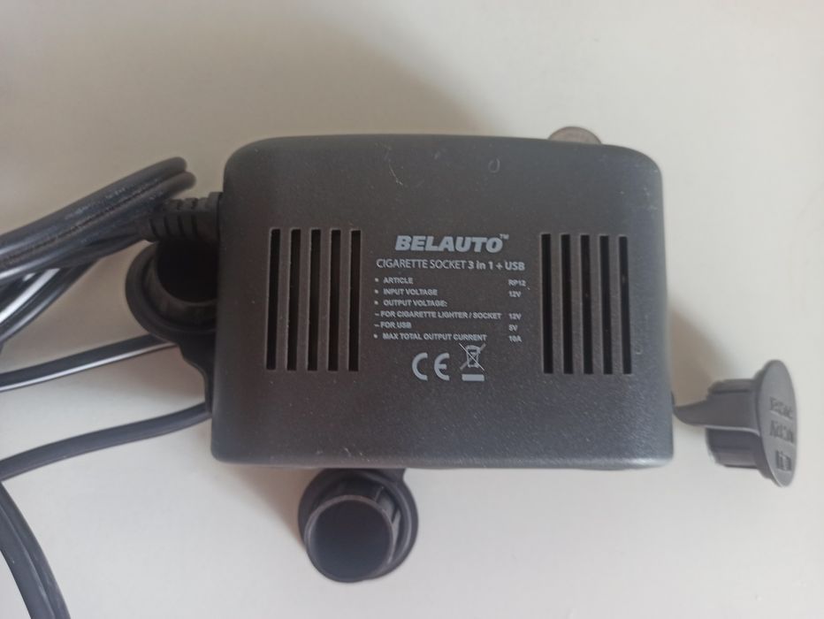 Продам гнездо прикуривателя Belauto 3в1