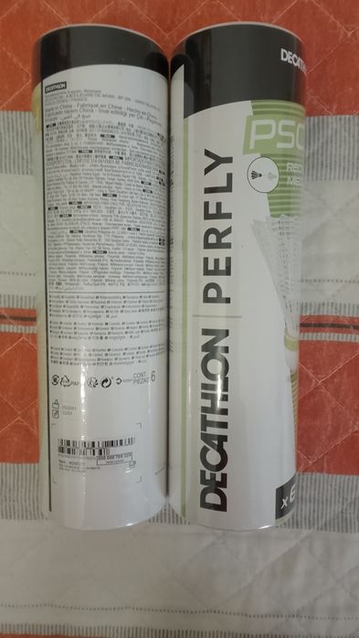 Volante de Plástico de Badminton PSC 100 Medium Amarelo (conjunto de 1