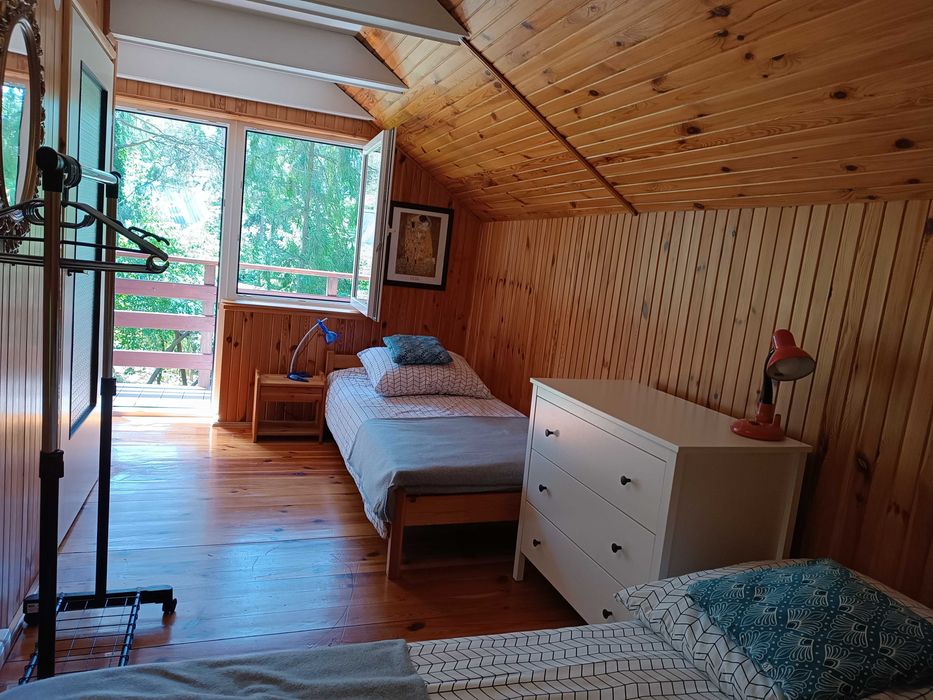 Domek z basenem w Radawie