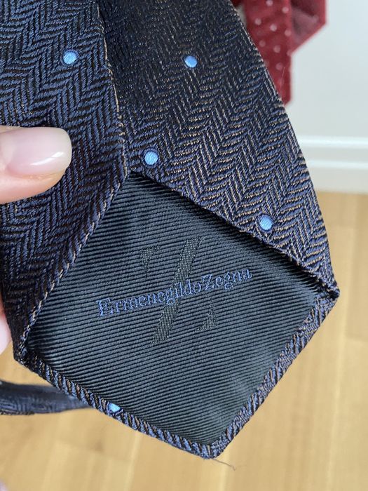 Zestaw jedwabnych krawatow Zegna joop