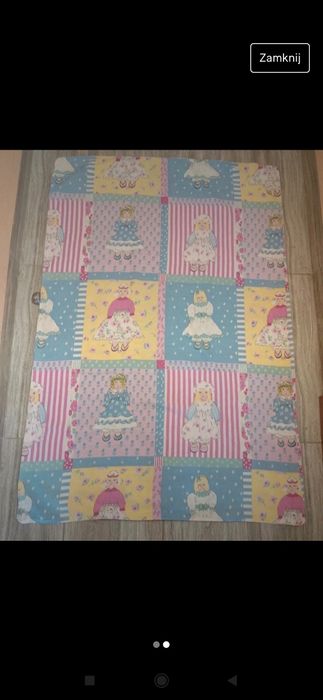 Poszewka na kołdrę 90cmx 130cm dziecięca laleczki lalki do łóżeczka