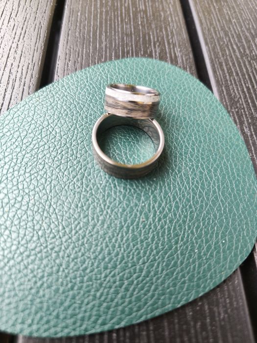 KOMPLET OBRĄCZEK Titanum & Grey Oak & Pearl