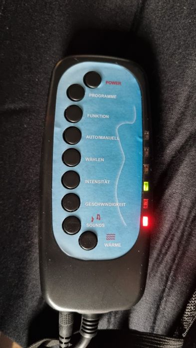 Mata masująca grzejąca z muzyką relaksacyjną