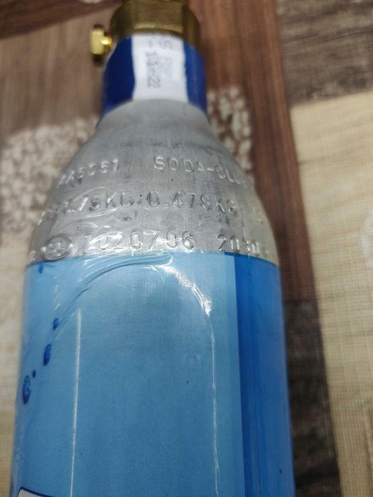 Баллон газовый, углекислый газ пищевой CO2 425g.