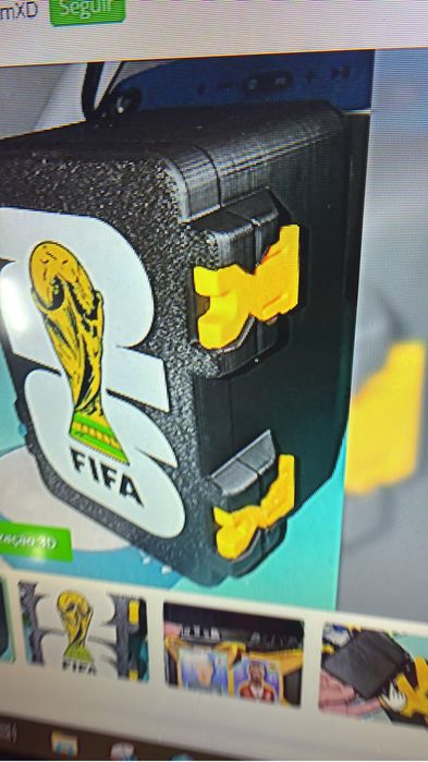 Caixa para guardar cromos Panini Mundial