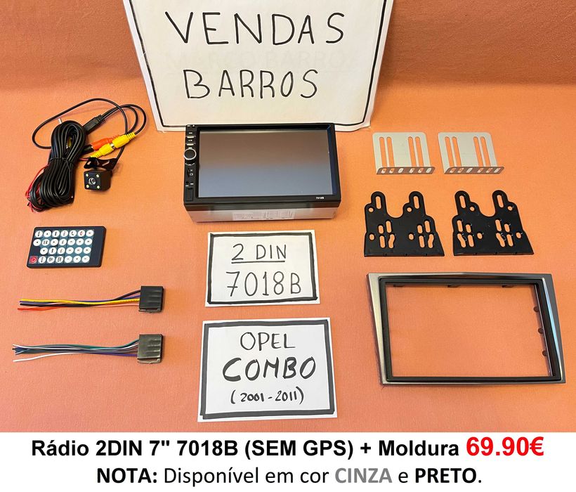 Rádio 2DIN • OPEL Combo C / D (2001 a 2018) • Android GPS [4+64GB]