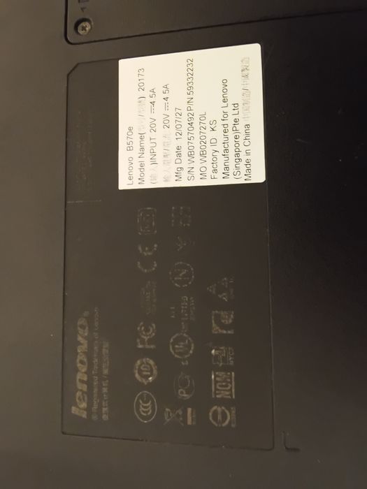 Ноутбук Lenovo B570e