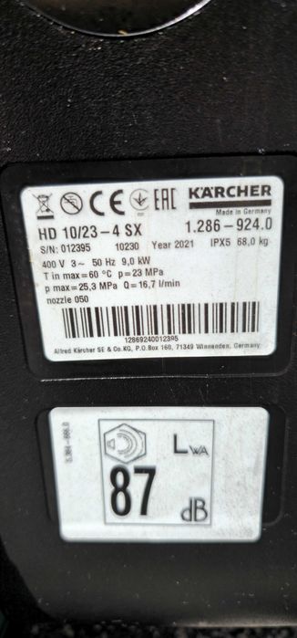 Myjka ciśnieniowa Karcher HD 10/23 sx