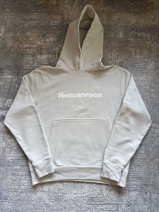 Bluza z kapturem Adidas x Humanrace Pharrell Williams basic hoodie aluminium HS4818