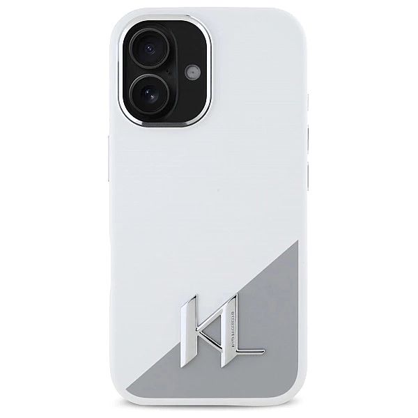 Karl Lagerfeld KLHMP16SSCMKMPCH iPhone 16/6,1" biały/white hardcase Si