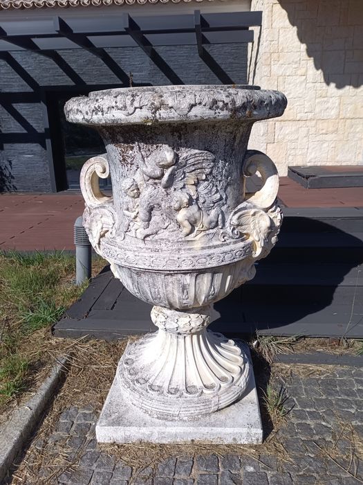 Vaso em cimento (4 unidades)