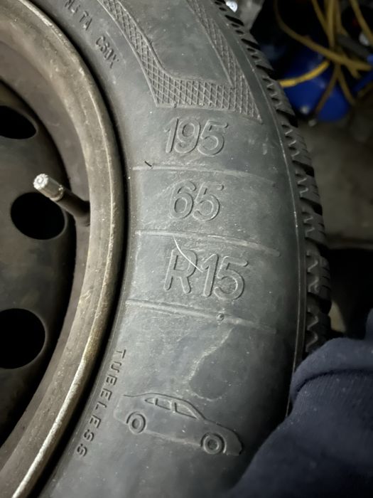 Koła zimowe peugeot R15/ 195 65 / 4x108