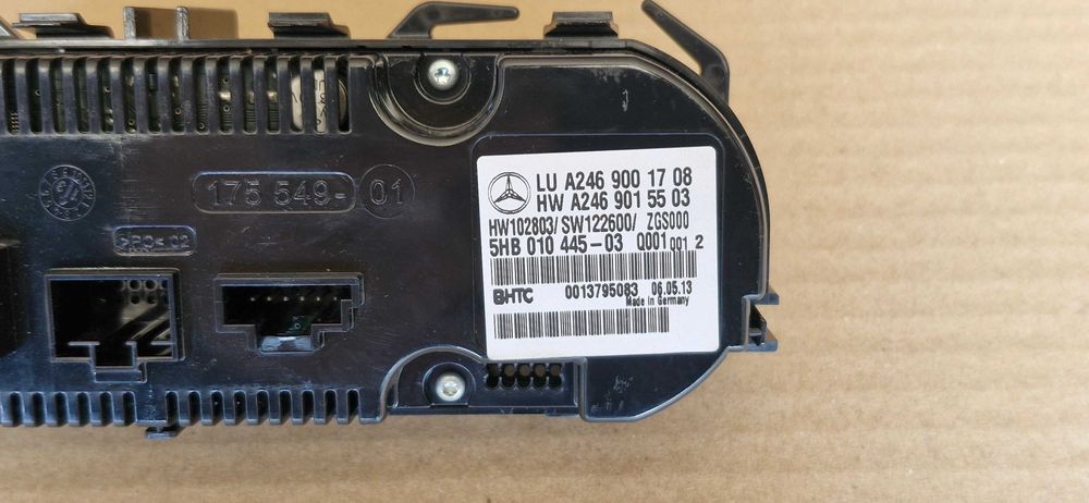 Climatronic/comando sofagem Mercedes-Benz Classe-A (W176). 2013.