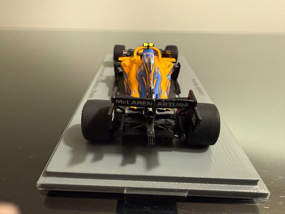 Lando Norris, Miniatura Spark 1:43, Mclaren Abu Dhabi 2021