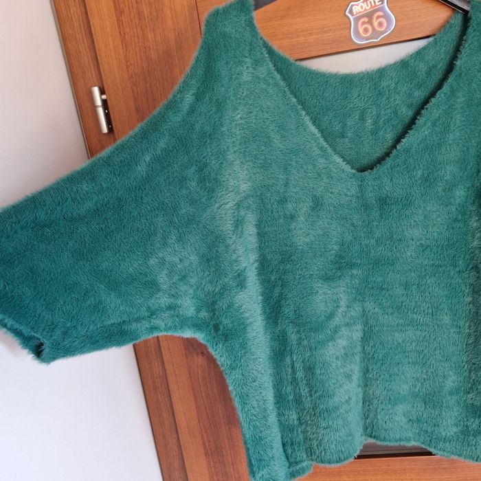 Sweter damski puchacz