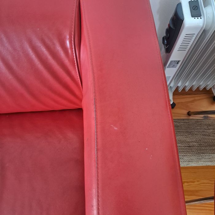 Sofá Ikea Klippan em pele