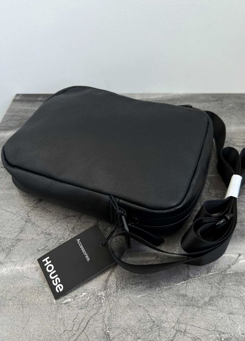 Сумка чоловіча House чорна барсетка через плече нова