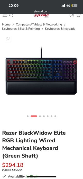 Razer BlackWidow Elite RGB