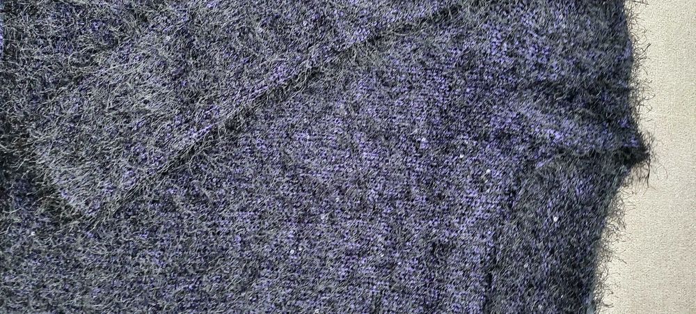 Sweter czarny włochacz cekiny 40 GEORGE