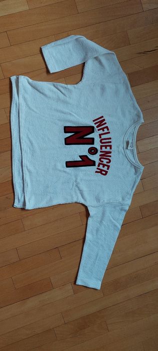 Bluzka Zara 116 122 kremowa nowa
