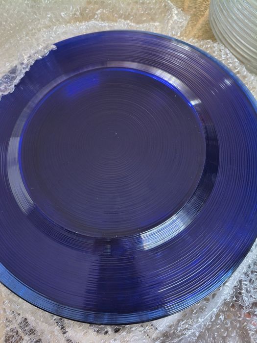 Patery kobaltowe Rotor Ząbkowice wintage PRL