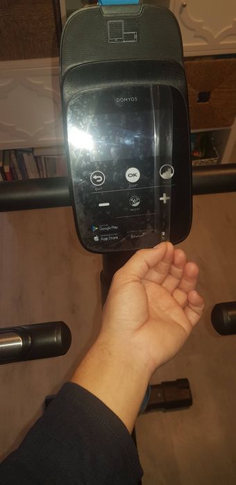 Bicicleta estática Decathlon Domyos 500