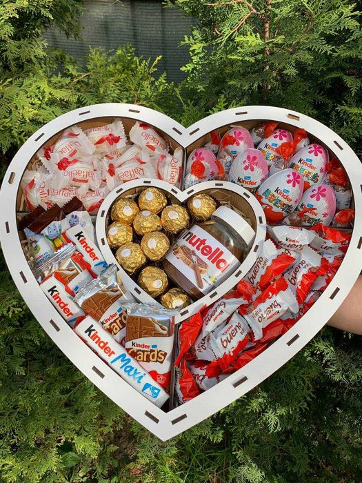 Сладкий бокс на подарок на 14 февраля, 8 марта, день рождения, свадьбу