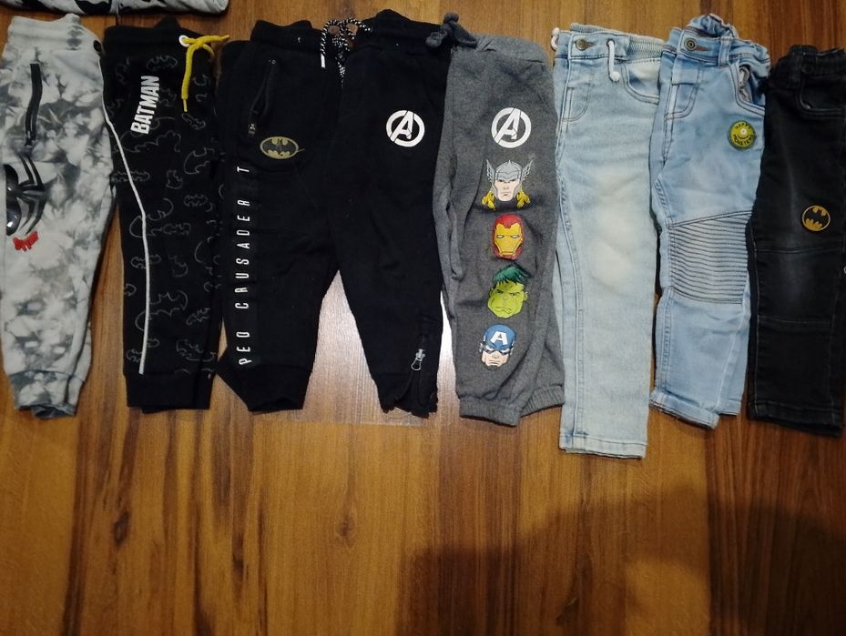 Paka ubrań 80 szt.dla chłopca 92-98 cm