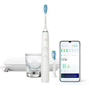 Escova de dentes elétrica Philips Diamond Clean 9000 (branco)- nova, 3 anos de garantia