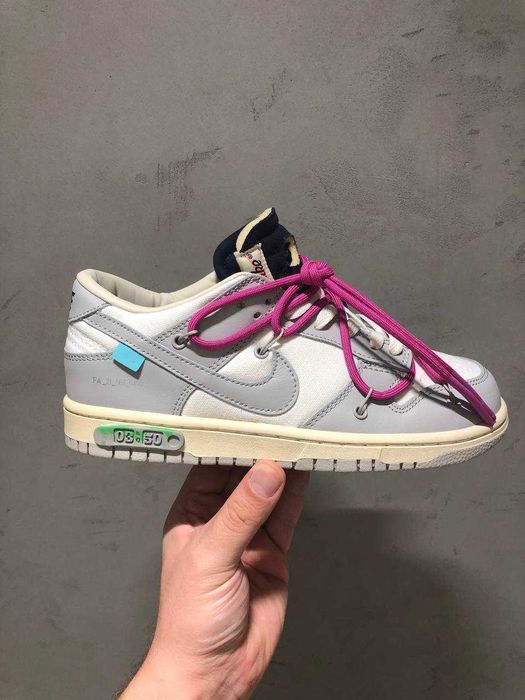 Off-white X Dunk Purple Laces