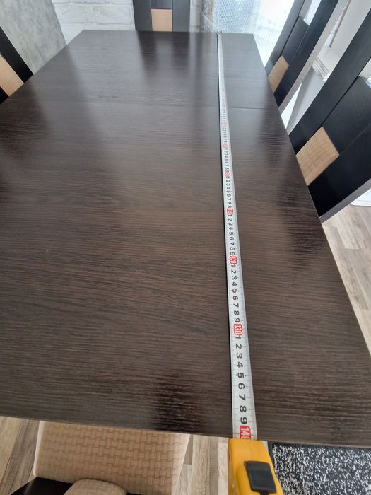 Komplet stół plus 6 krzeseł