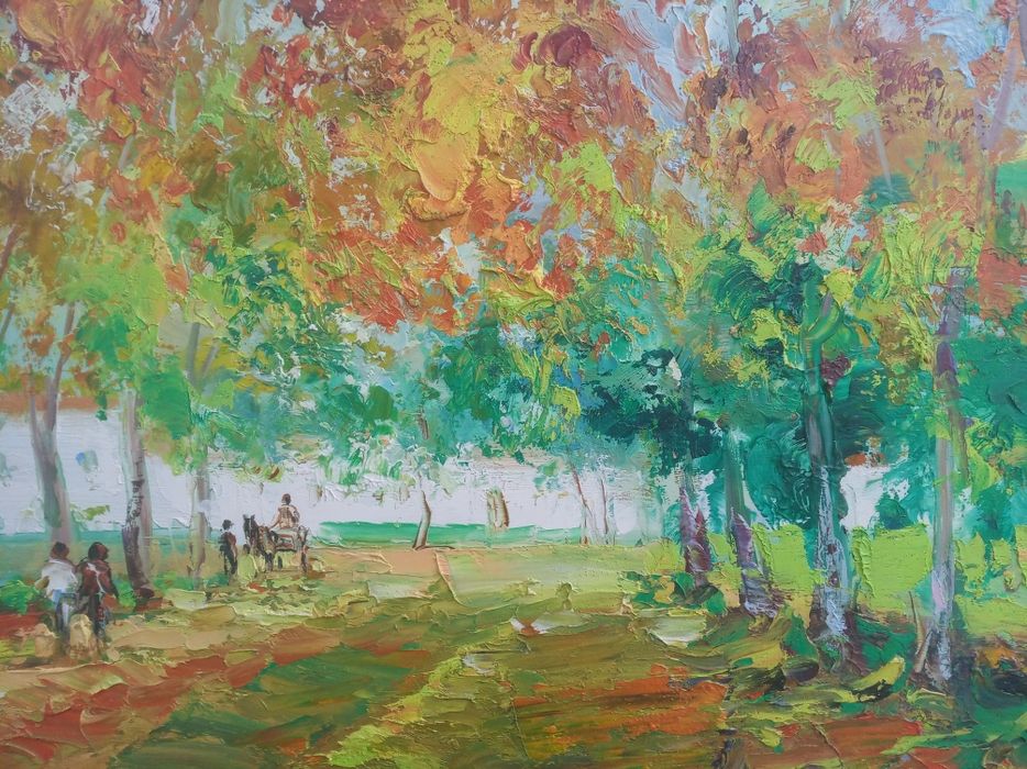 Quadro a óleo de Jesus Guido 40 x 50