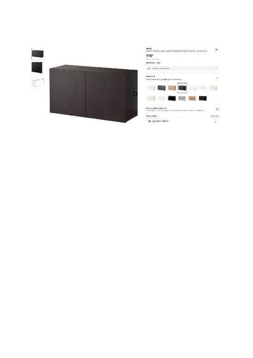 2 estantes com portas como novas