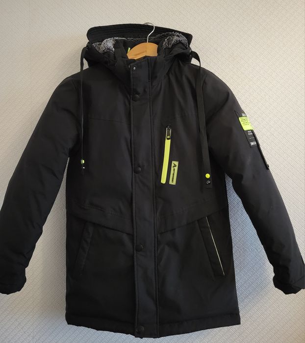 Дитяча підліткова зимова куртка, р. 140