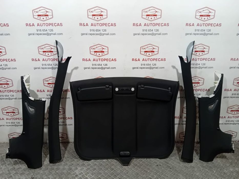 Conjunto Interior Forro Forra Tecto Teto Cupula Audi TT S-Line
