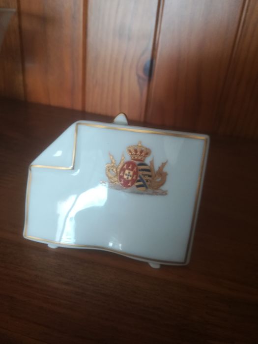 Marcador de mesa brasão de armas El-Rei D. Fernando II 1885/1985