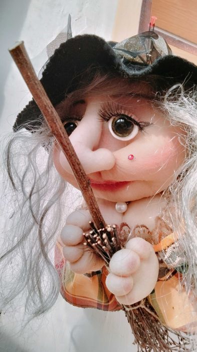 Лялька ручної роботи "Відьмочка"