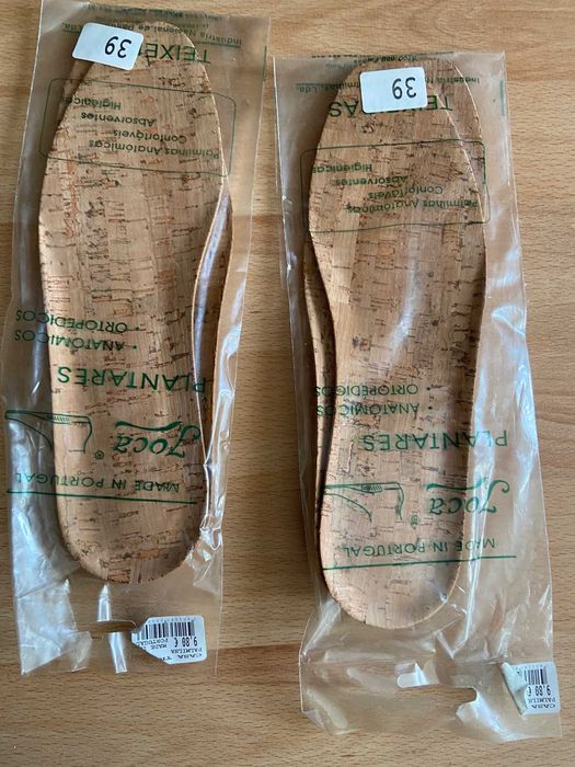 Устілки з корку дубу, Португалія. Розмір 39.