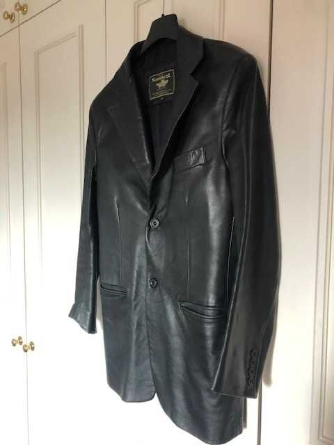 Casaco homem pele genuína marca Socopol