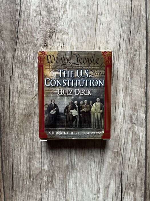 The U.S. Constitution Quiz Deck Knowledge Cards
